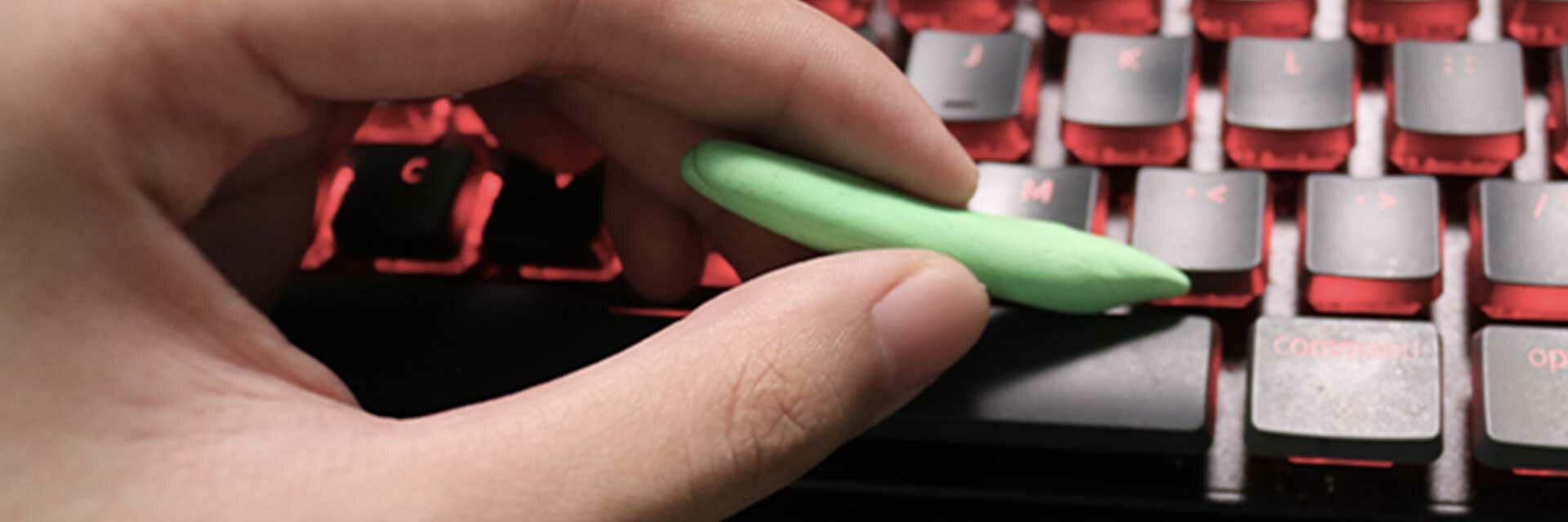 Bostik DIY Hong Kong Tutorial How To Clean Your Keyboard With Blu Tack Banner