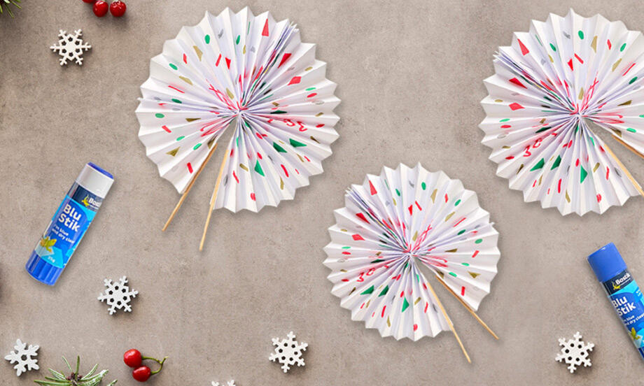 Bostik DIY Australia tutorials Xmas Party  Fan Banner