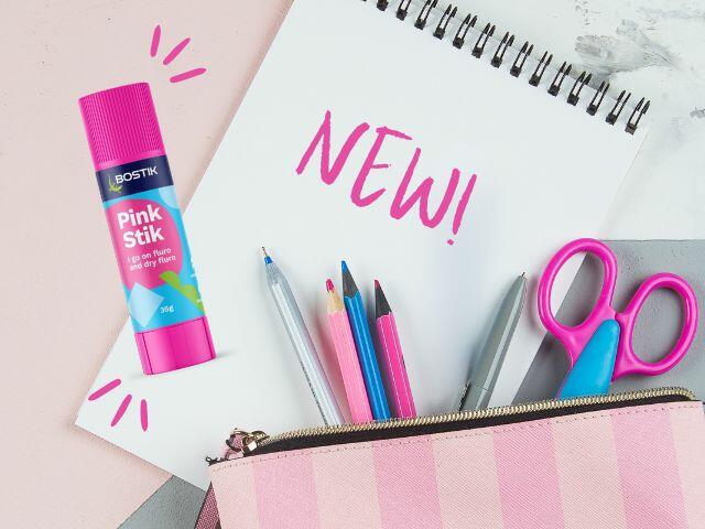 Bostik DIY Australia new pink stik