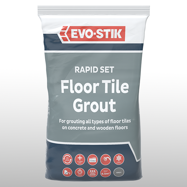 Bostik DIY Ireland product Evo-Stik rapid set floor tile grout