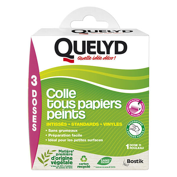 Bostik DIY France Quelyd Colle Tous Papiers Peints 150G product image 600x600