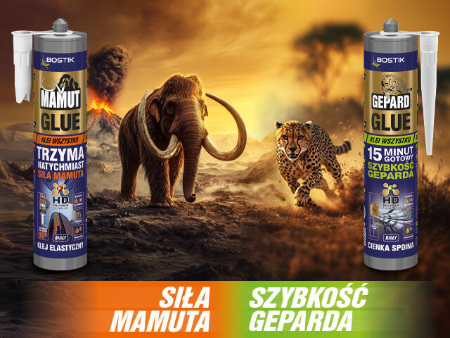 Bostik DIY Poland Homepage Gepard Glue banner image