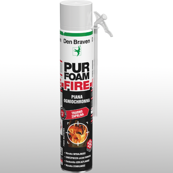 Bostik DIY Poland Den Braven pur foam fire product image