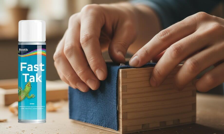 Bostik DIY Poland klejenie tkaniny i drewna teaser 920x552