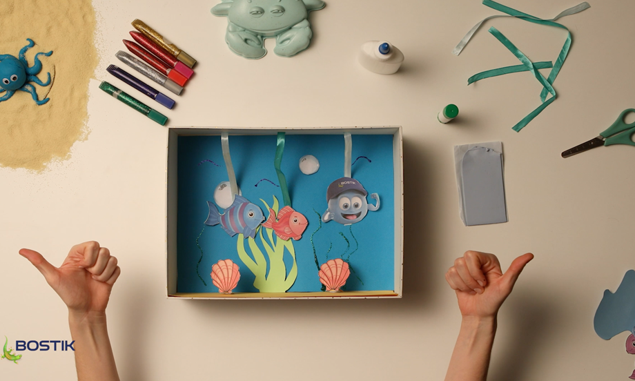 Bostik DIY Ireland tutorial craft aquarium fish teaser