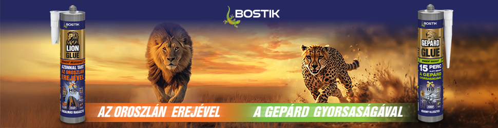 Bostik DIY Hungary Lion Gepard Campaign banner