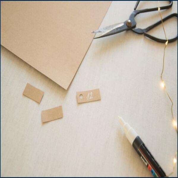 Bostik DIY Bohemian Advent Calendar step 6