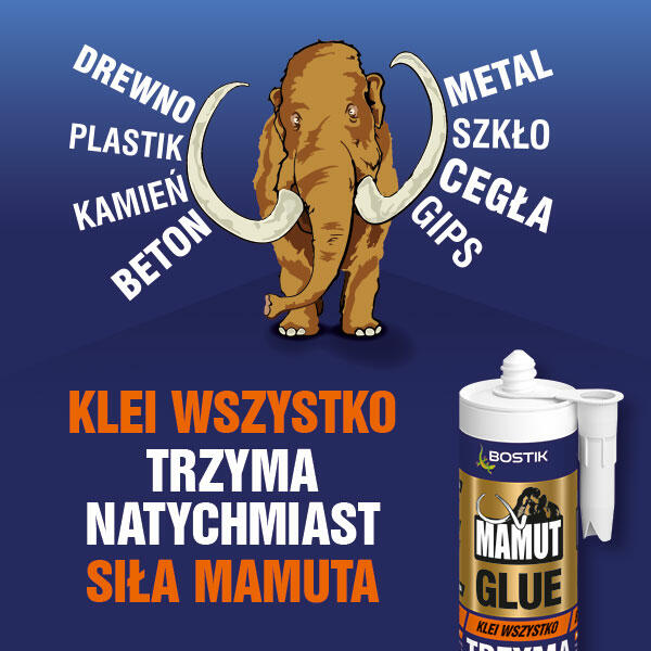 Bostik DIY Poland Mamut glue product teaser image 4
