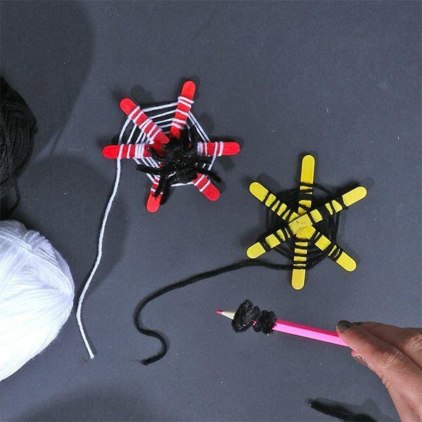 Bostik DIY Singapore Create Clag Kids PVA tutorial halloween spider step 6