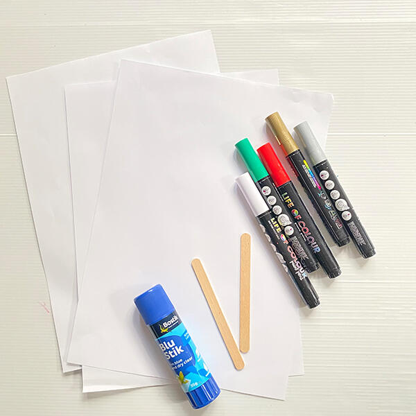 Bostik DIY Australia christmas party fan step 1