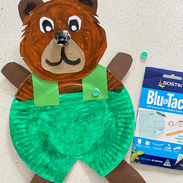 Bostik DIY Australia corduroy bear step 18