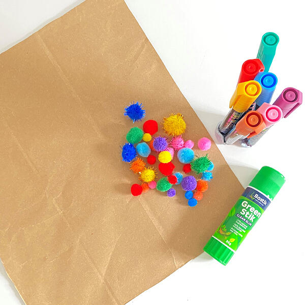 Bostik DIY Australia pom pom flowers step 1