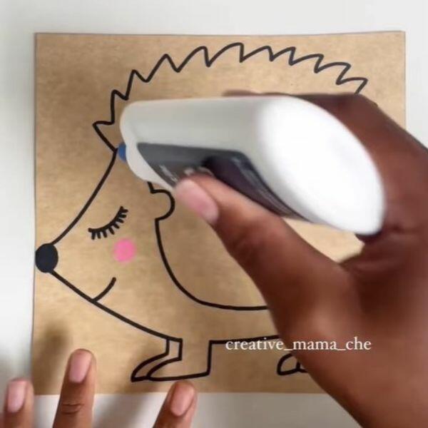 diy-bostik-uk-ideas-inspiration-hedgehog-leaf-craft-step-2