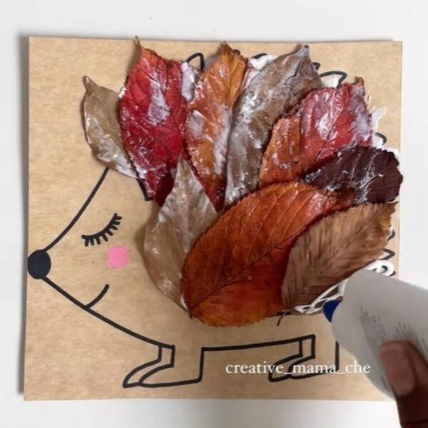diy-bostik-uk-ideas-inspiration-hedgehog-leaf-craft-step-4