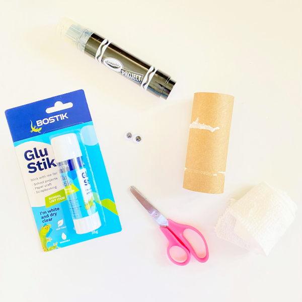 Bostik DIY Australia mummy halloween craft project step 1