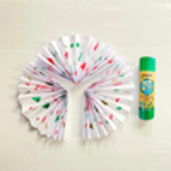 bostik diy new zealand tutorial paper fans Step 5