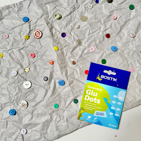 Bostik DIY Australia wrapping paper project step 4