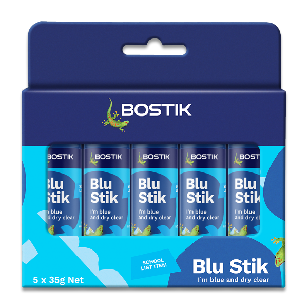Bostik DIY Australia Blu Stik 5 Pack product image