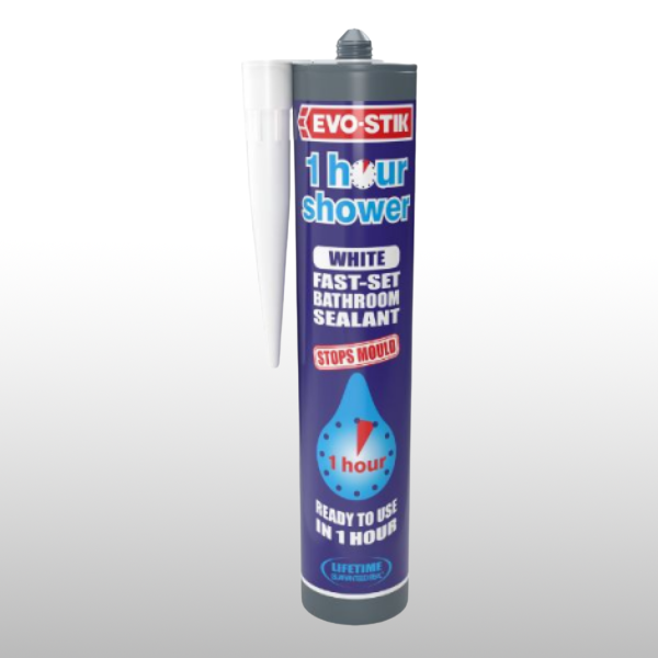Bostik DIY Ireland product Evo-Stik 1 hour shower fast set bathroom sealant