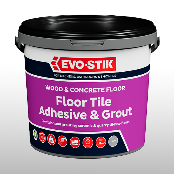 Bostik DIY Ireland product Evo-Stik floor tile adhesive grout