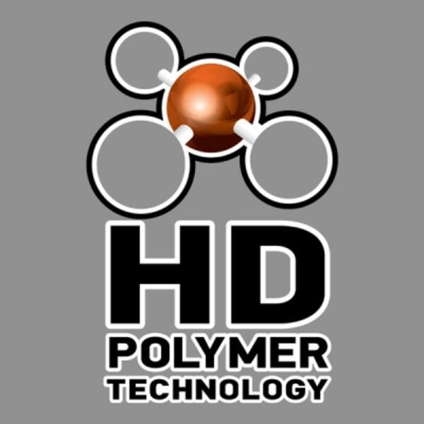 Иконка технологии HD Polymer для клея MAMUT 2‑in‑1, символизирующая высокую прочность соединений и улучшенную адгезию на строительных материалах.