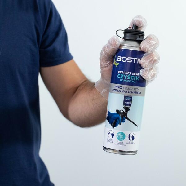 Bostik DIY Poland Tutorial clean foam gun Block 3