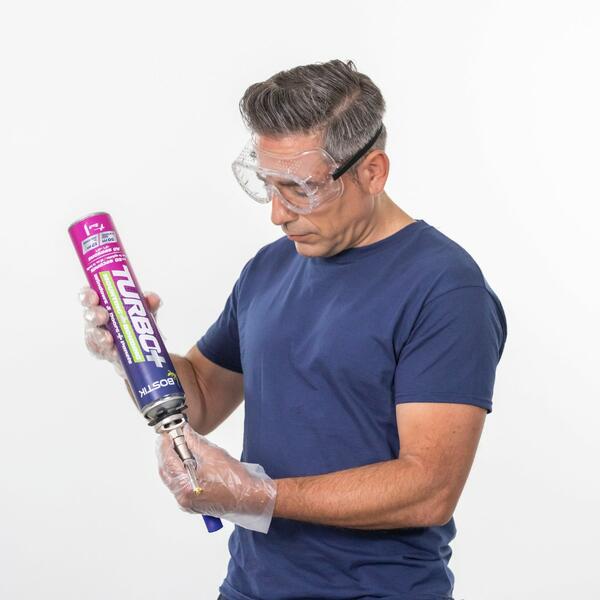 Bostik DIY Poland Tutorial gun foam safety preparation Block 4