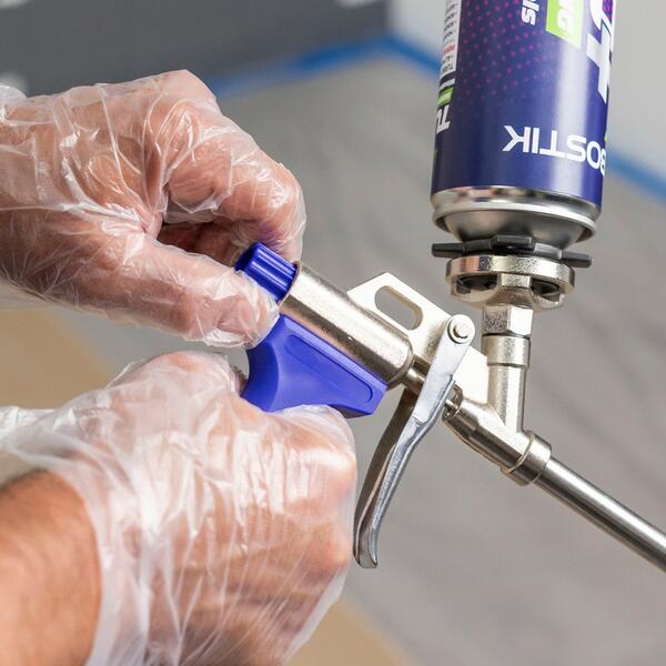 Bostik DIY Poland Tutorial gun foam safety preparation Block 6