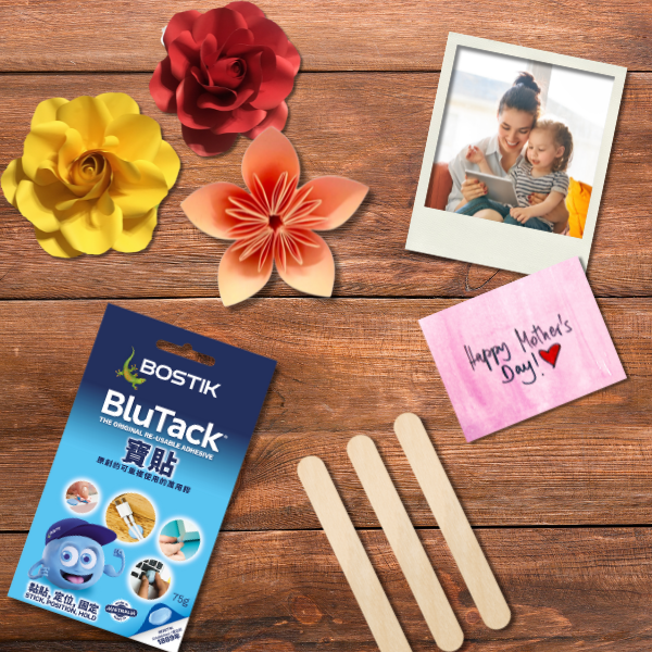 Bostik DIY Hong Kong Mother's Day Craft Tutorial Step 1 600x600px