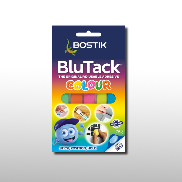 Bostik DIY Singapore Craft BluTack Colour Product Image Front 600x600