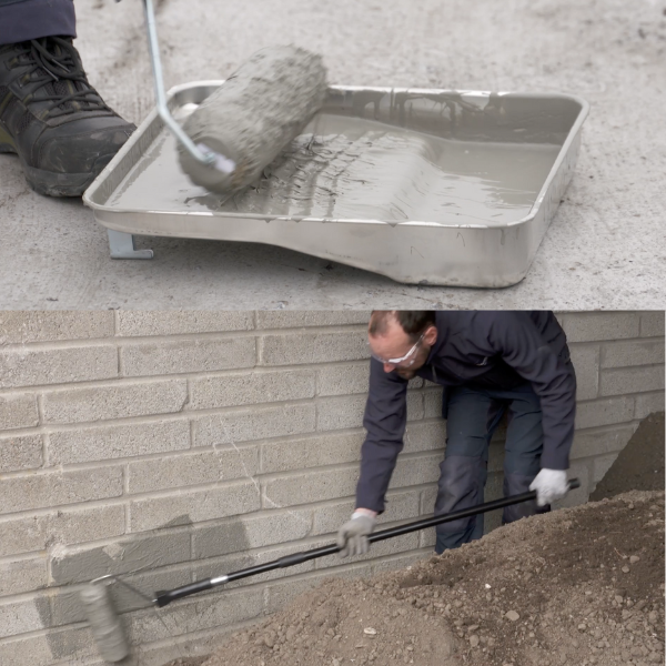 Bostik DIY Moldova Waterstop Image hidroizolarea peretilor exteriori ai subsolului Step 2