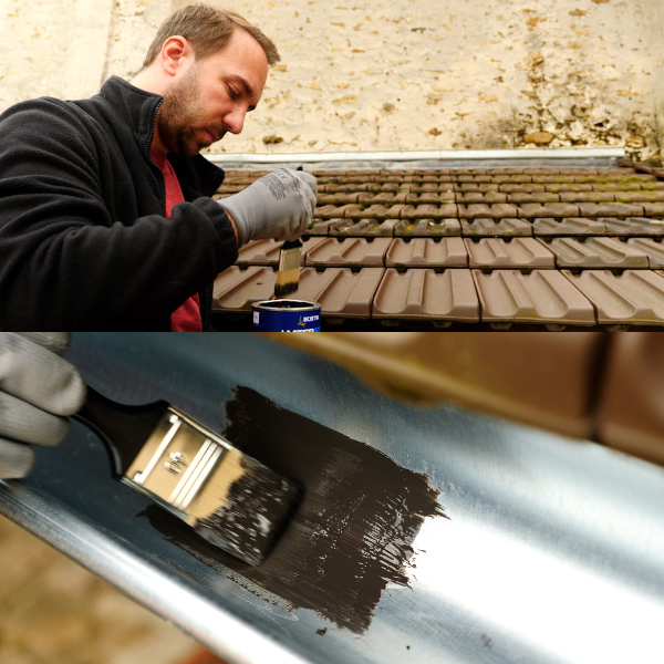 Bostik DIY Moldova Waterstop IMAGE repara fisura din jgheab Step-2