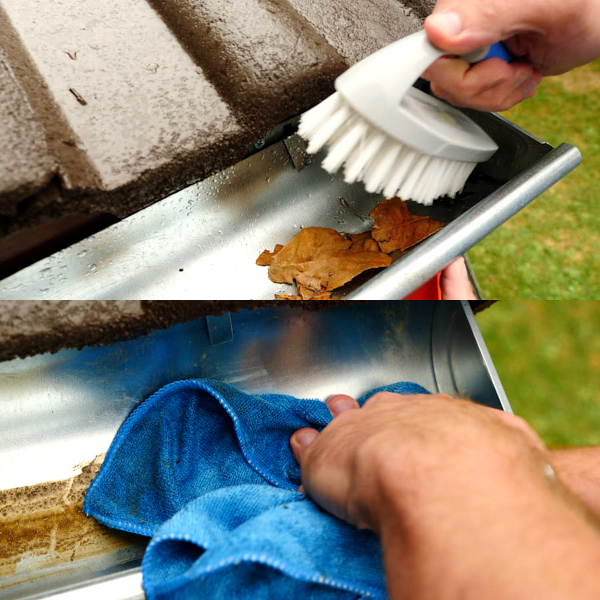 Bostik DIY Moldova Waterstop IMAGE repara suduri fisurate din jgheab Step 1