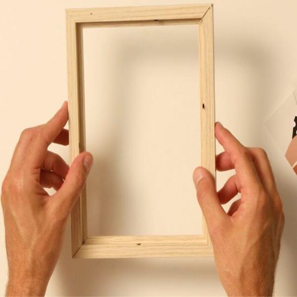 Bostik DIY Hungary ideas repair picture frame contact glue step 5
