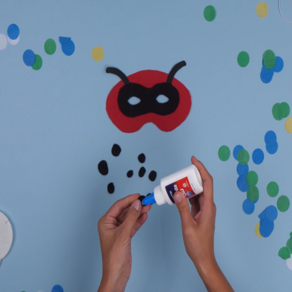 Bostik DIY United Kingdom tutorial animal mask step 4