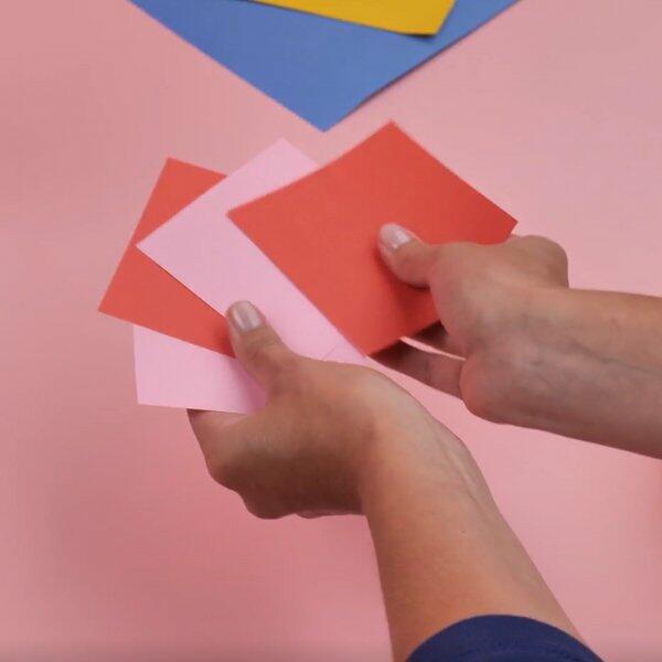 Bostik DIY Greece tutorial 3 fun ideas with paper step 1