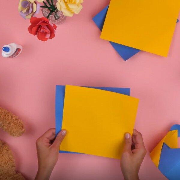 Bostik DIY Greece tutorial 3 fun ideas with paper step 11