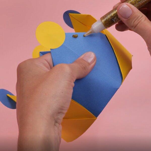 Bostik DIY Greece tutorial 3 fun ideas with paper step 14