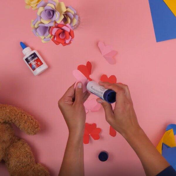 Bostik DIY Greece tutorial 3 fun ideas with paper step 5