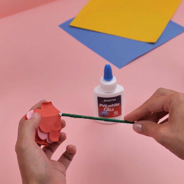 Bostik DIY Greece tutorial 3 fun ideas with paper step 9