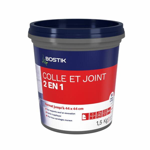 Bostik DIY France Colle et Joint Carrelage 2 en 1 - Pâte - D2ET product image