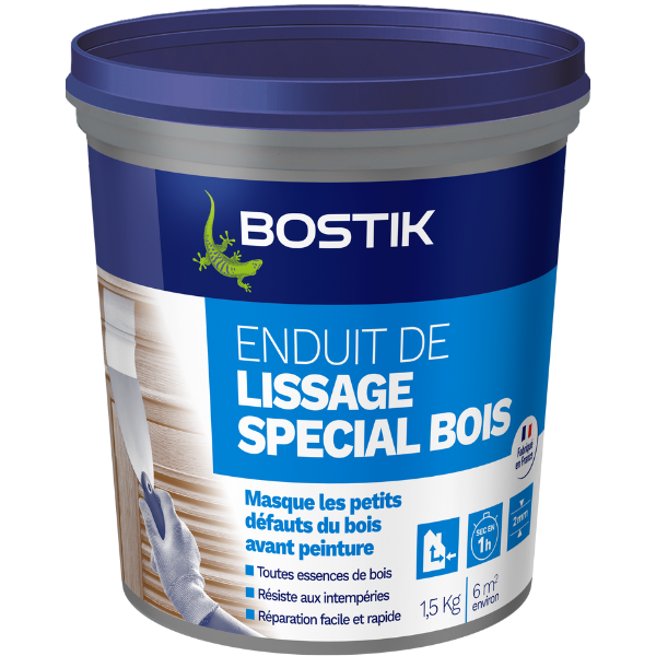 Bostik DIY France enduit de lissage special bois pate product image