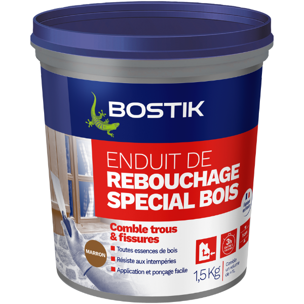 Bostik DIY France enduit de rebouchage special bois pate product image