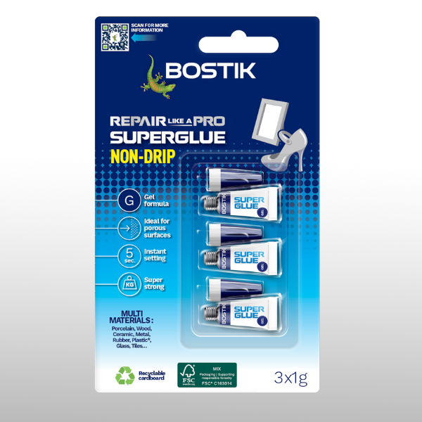 Bostik DIY Australia Repair - Super Glue Gel Product image 3