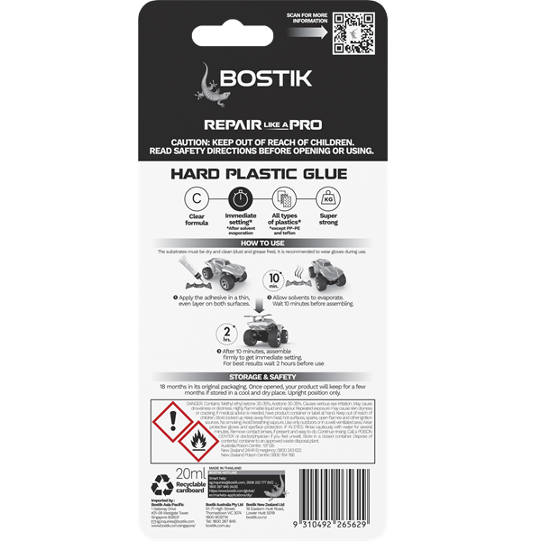 Bostik DIY Australia repair hard plastics product image 2