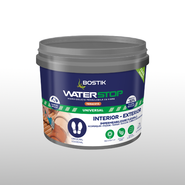 Bostik DIY Moldova Waterstop Colorat Teracota 1kg
