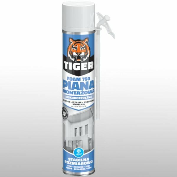 bostik diy poland tiger piana montazowa niskpoprezna 750