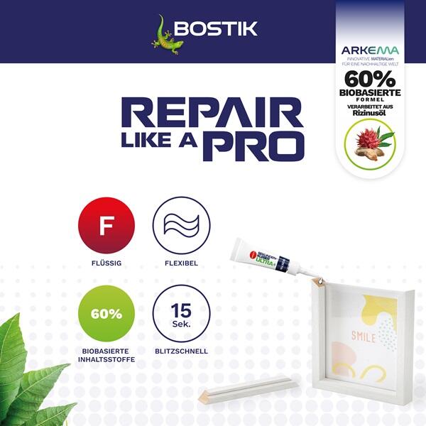 Bostik DIY Germany Sekundenkleber Ultra plus application 2