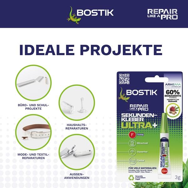 Bostik DIY Germany Sekundenkleber Ultra plus application 5