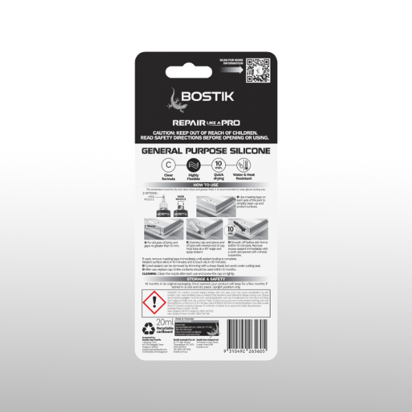 Bostik DIY Singapore Repair General Purpose Silcone Image 2 600x600px